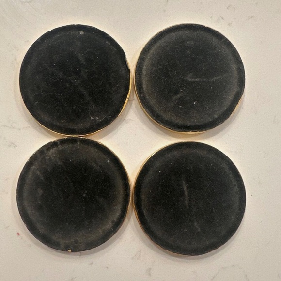 Vintage 1975 Awards Conference San Francisco Diamond Cut Embossed Coasters - Picture 7 of 7